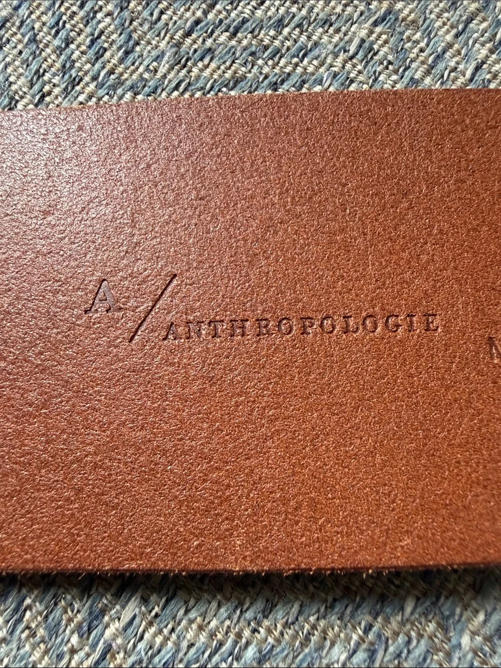 Anthropologie Women’s Tan Leather Belt Size: XS/S